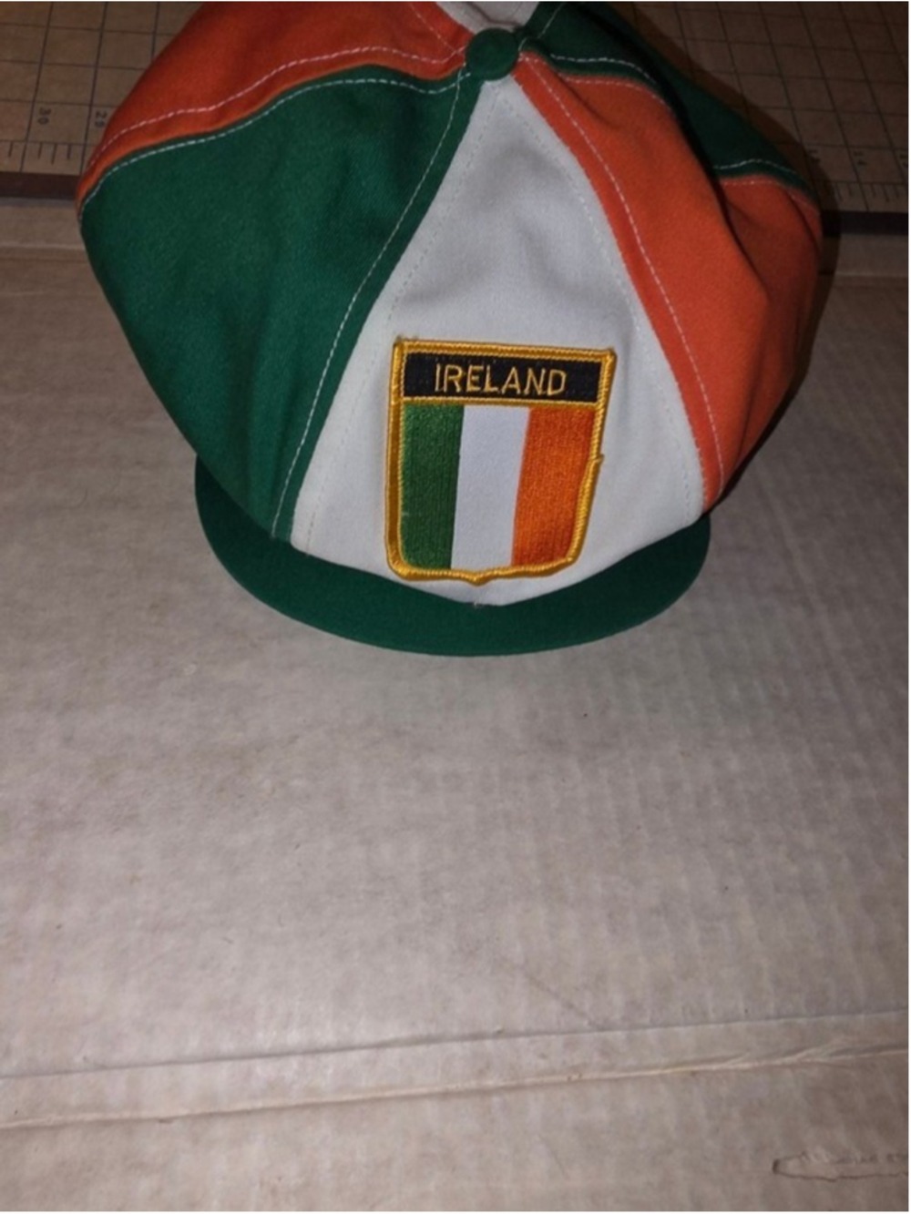 Ireland Patch & Colors Newsboy Snapback Vintage Made In USA w/union label!! EUC - Picture 6 of 10